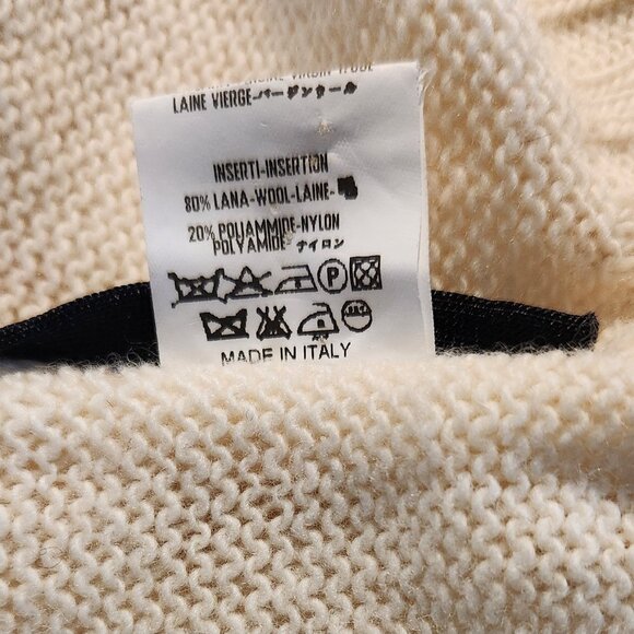 PierAntonioGaspari lambswool sweater with appliqued sleeves - Picture 4 of 6